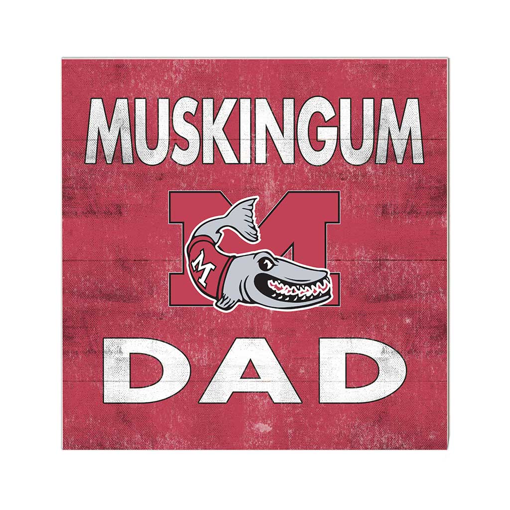 10x10 Team Color Dad Muskingum Fighting Muskies