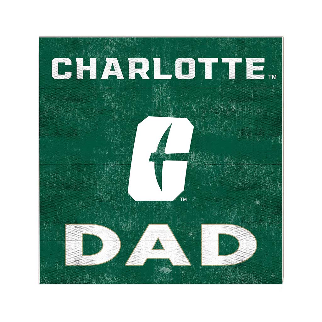 10x10 Team Color Dad North Carolina (Charlotte) 49ers