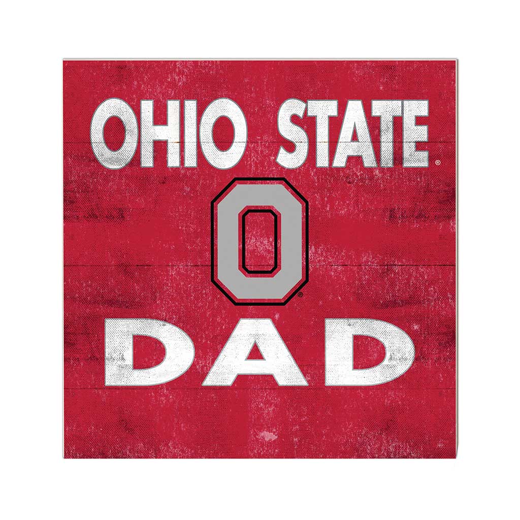 10x10 Team Color Dad Ohio State Buckeyes