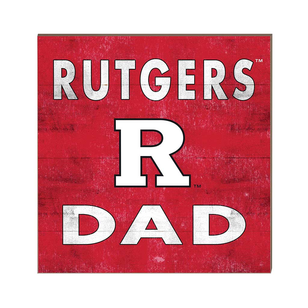 10x10 Team Color Dad Rutgers Scarlet Knights