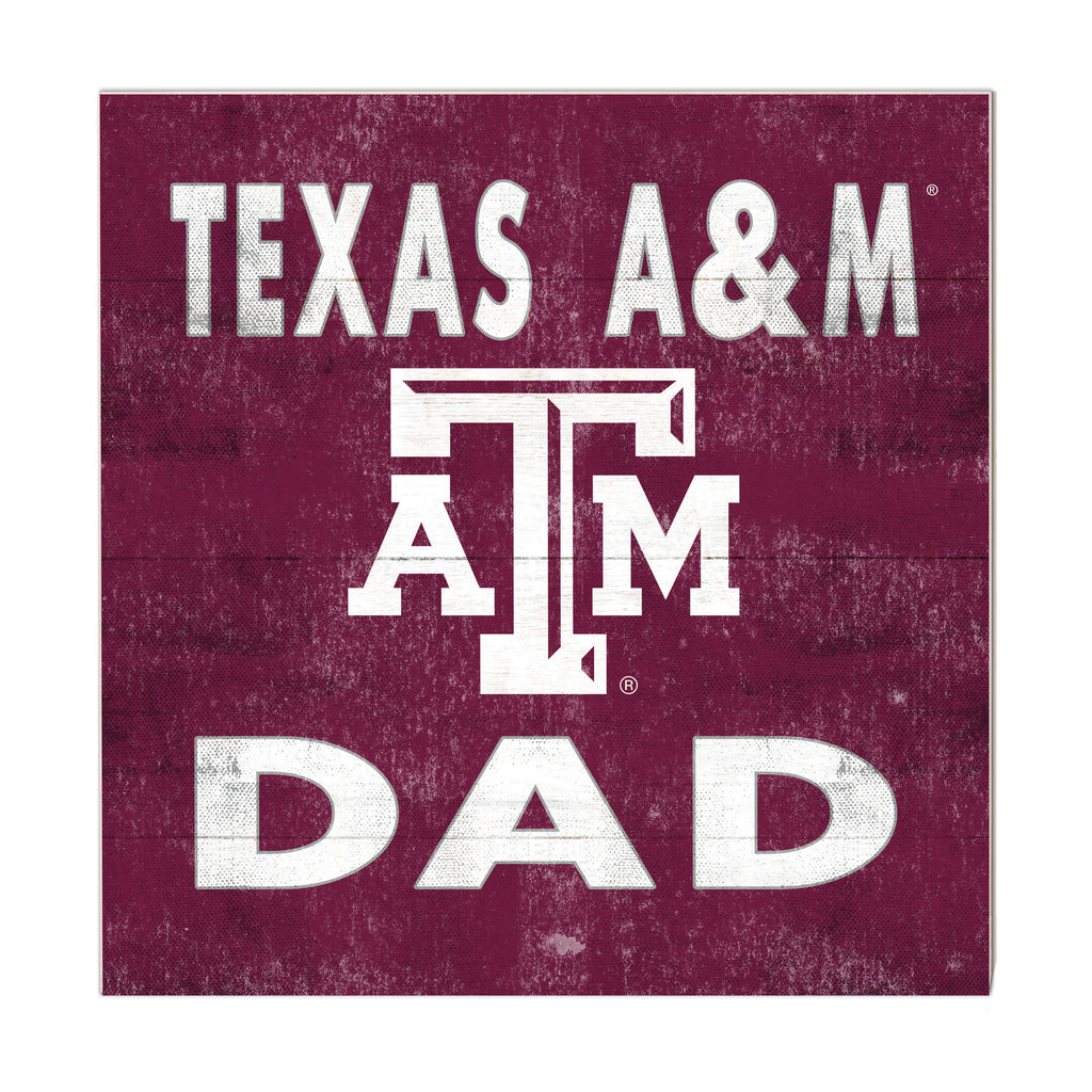 10x10 Team Color Dad Texas A&M Aggies