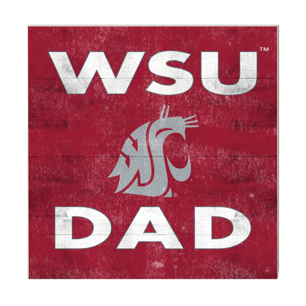 10x10 Team Color Dad Washington State Cougars