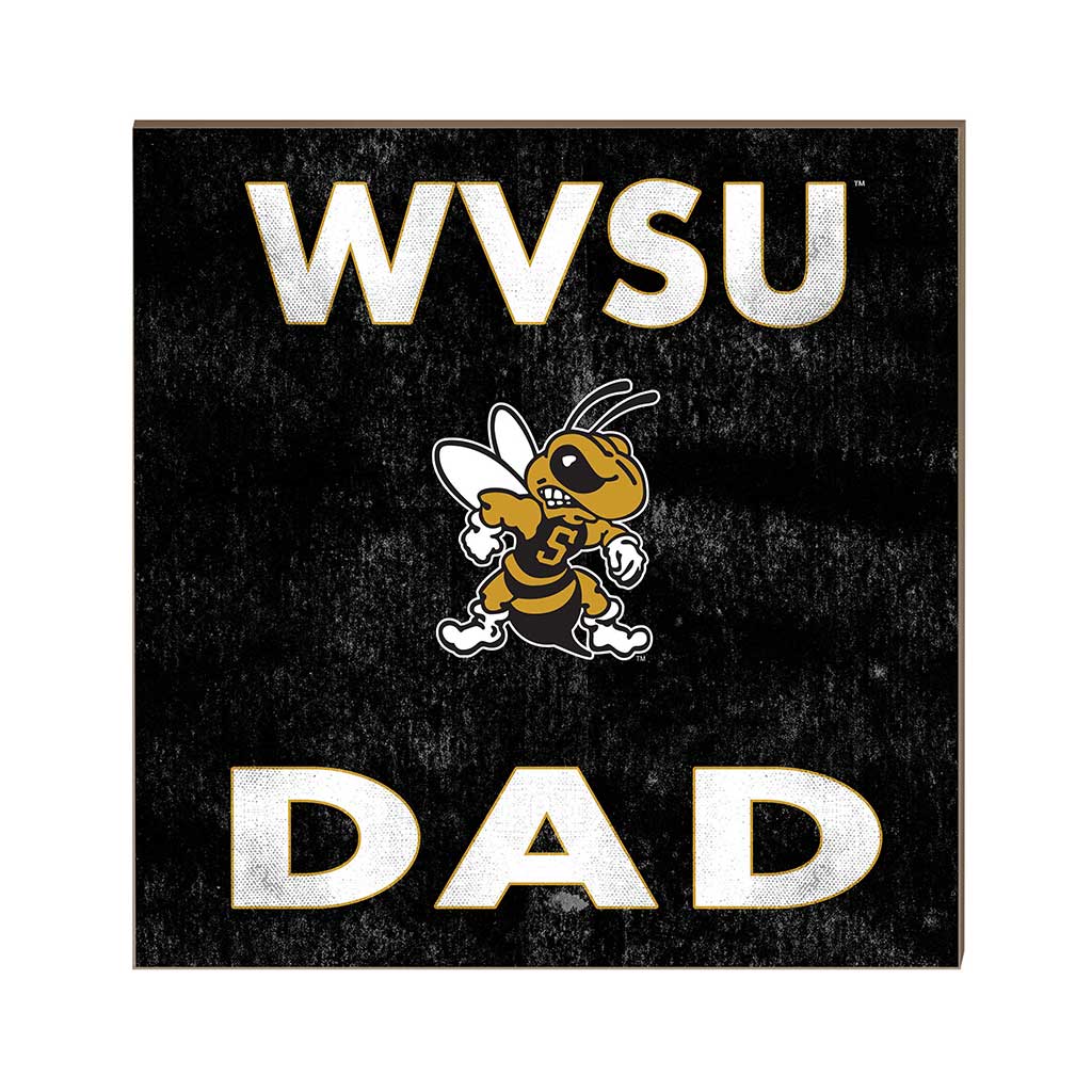 10x10 Team Color Dad West Virginia State Yellow Jackets