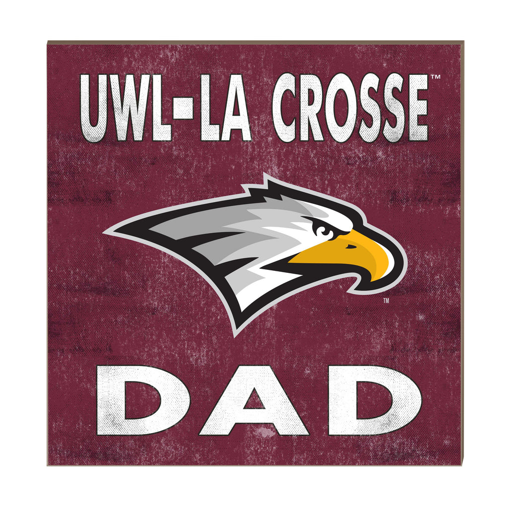 10x10 Team Color Dad University of Wisconsin La Crosse Eagles