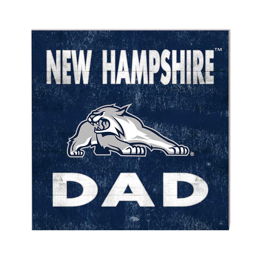 10x10 Team Color Dad University of New Hampshire Wildcats