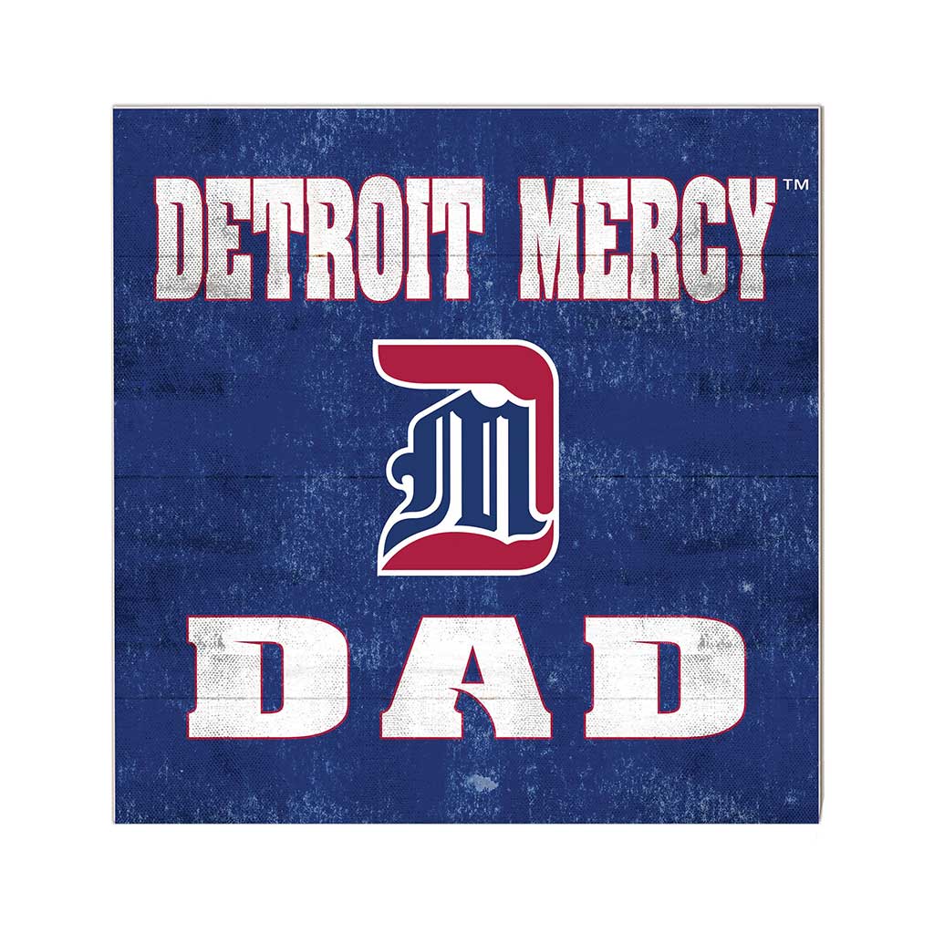 10x10 Team Color Dad Detroit Mercy Titans