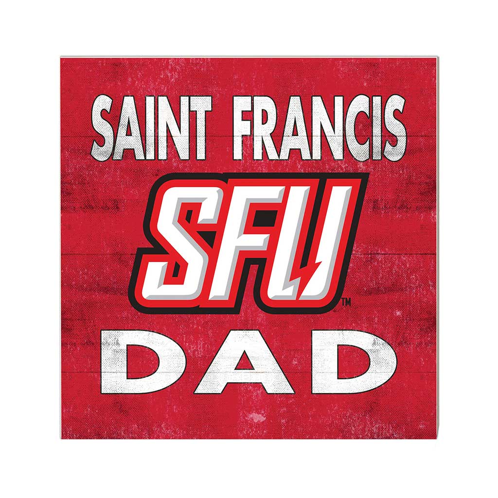 10x10 Team Color Dad Saint Francis Red Flash