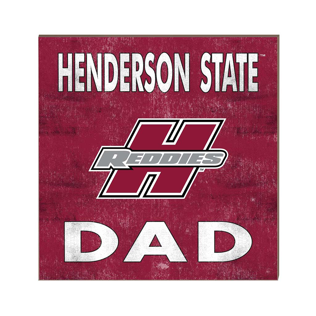 10x10 Team Color Dad Henderson State University Reddies