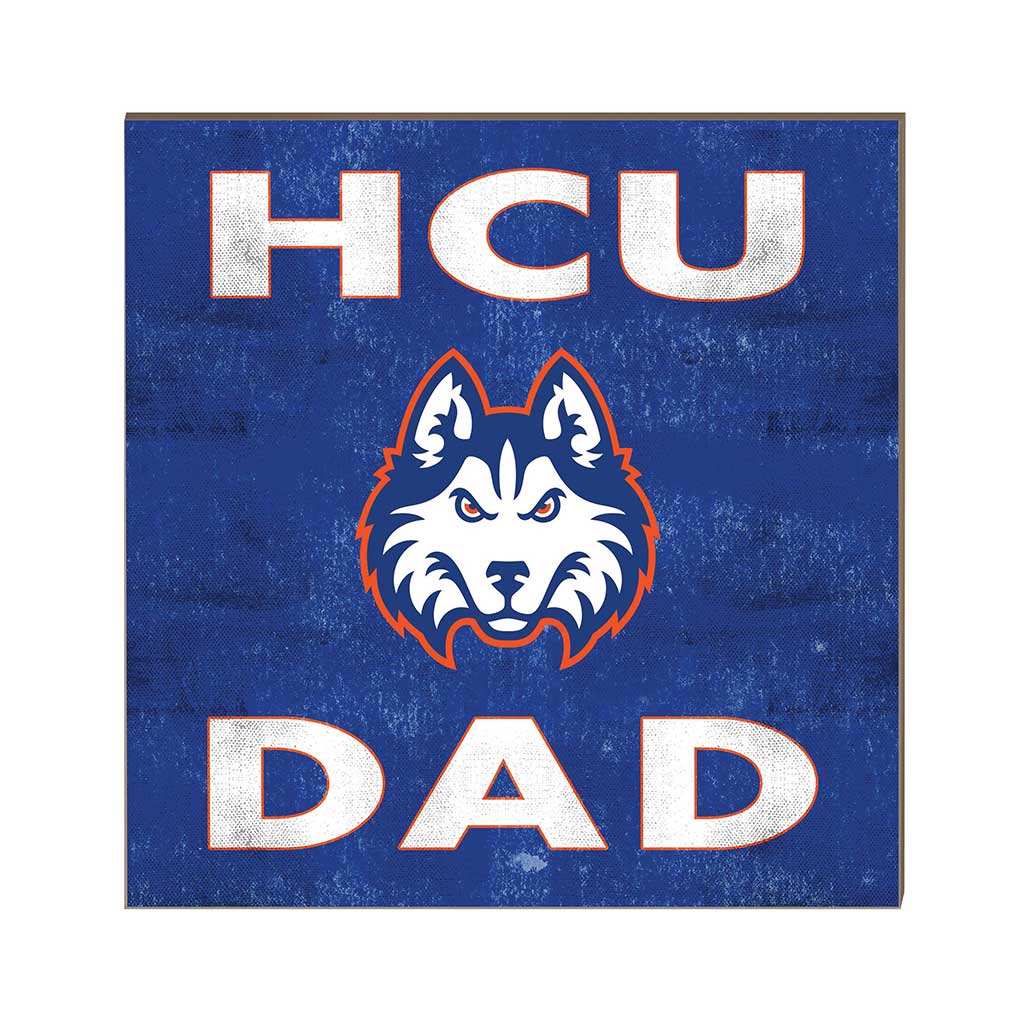 10x10 Team Color Dad Houston Christian Huskies