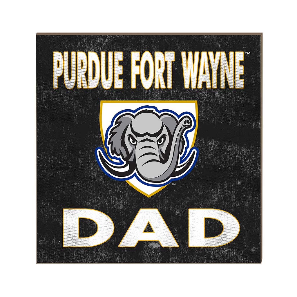 10x10 Team Color Dad Purdue Fort Wayne Mastodons