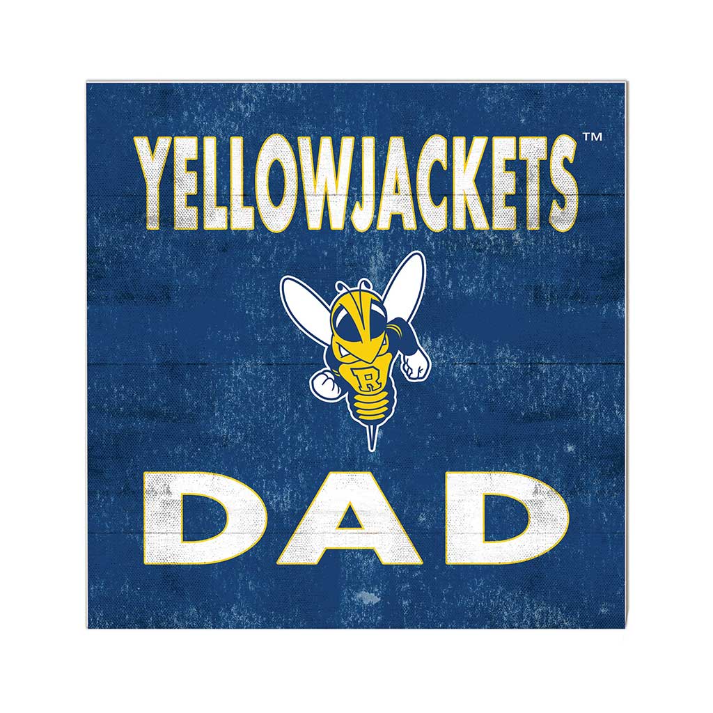10x10 Team Color Dad University of Rochester Yellowjacket