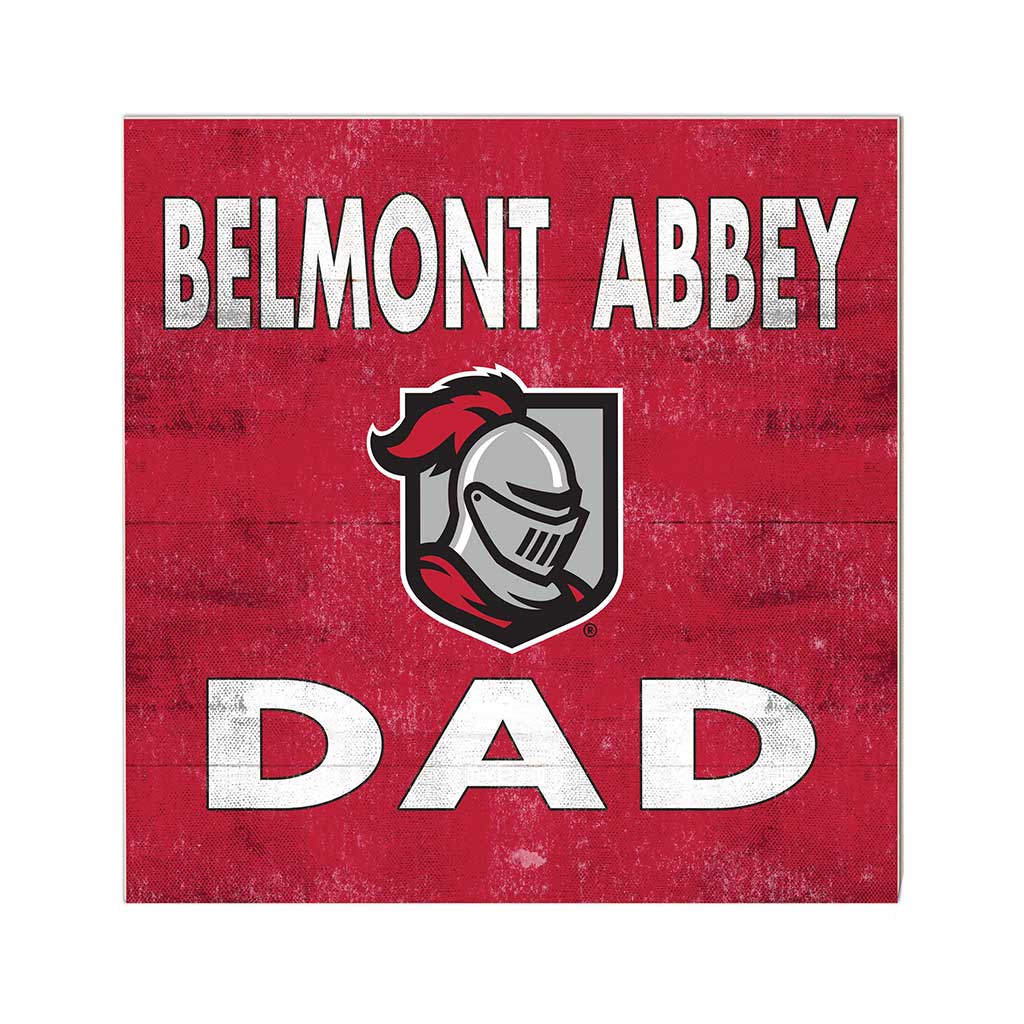 10x10 Team Color Dad Belmont Abbey College CRUSADERS