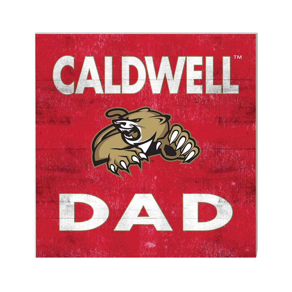 10x10 Team Color Dad Caldwell University COUGARS