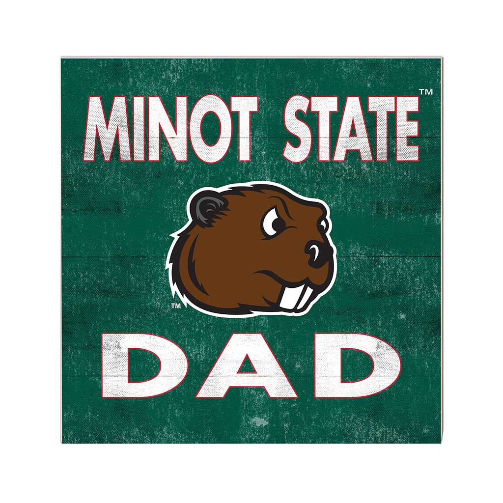 10x10 Team Color Dad Minot State Beavers