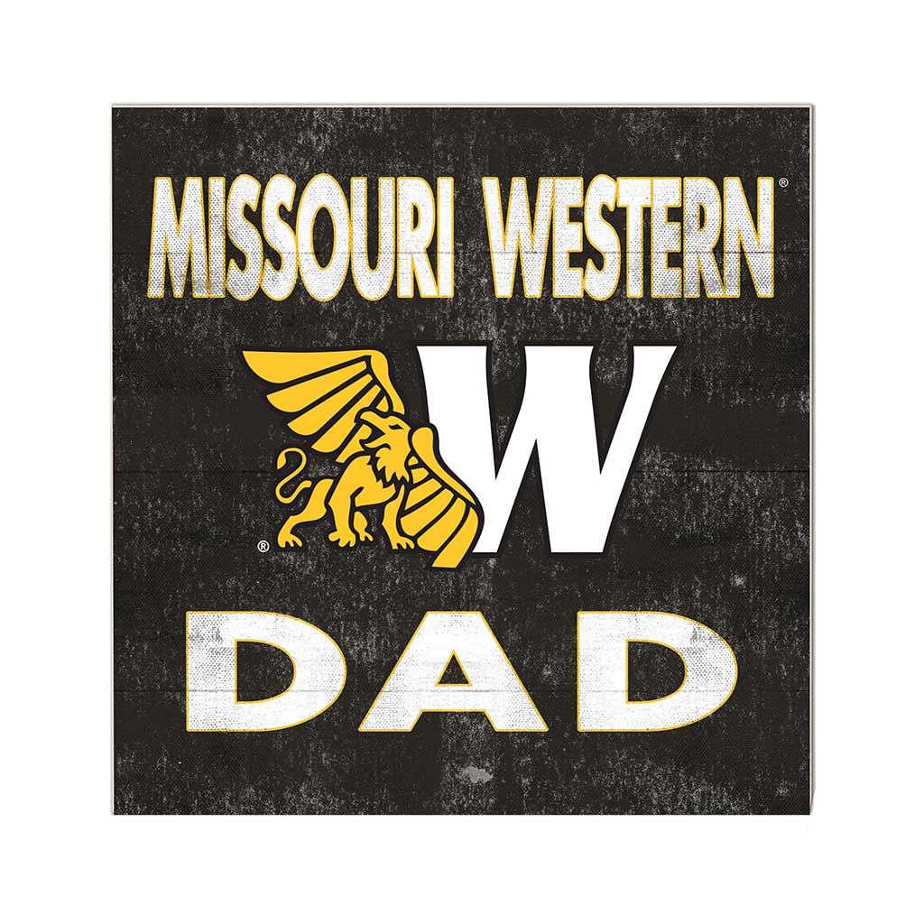 10x10 Team Color Dad Missouri Western State University Griffons