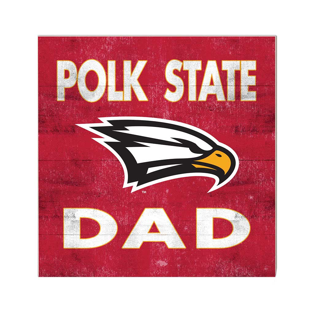 10x10 Team Color Dad Polk State College Eagles