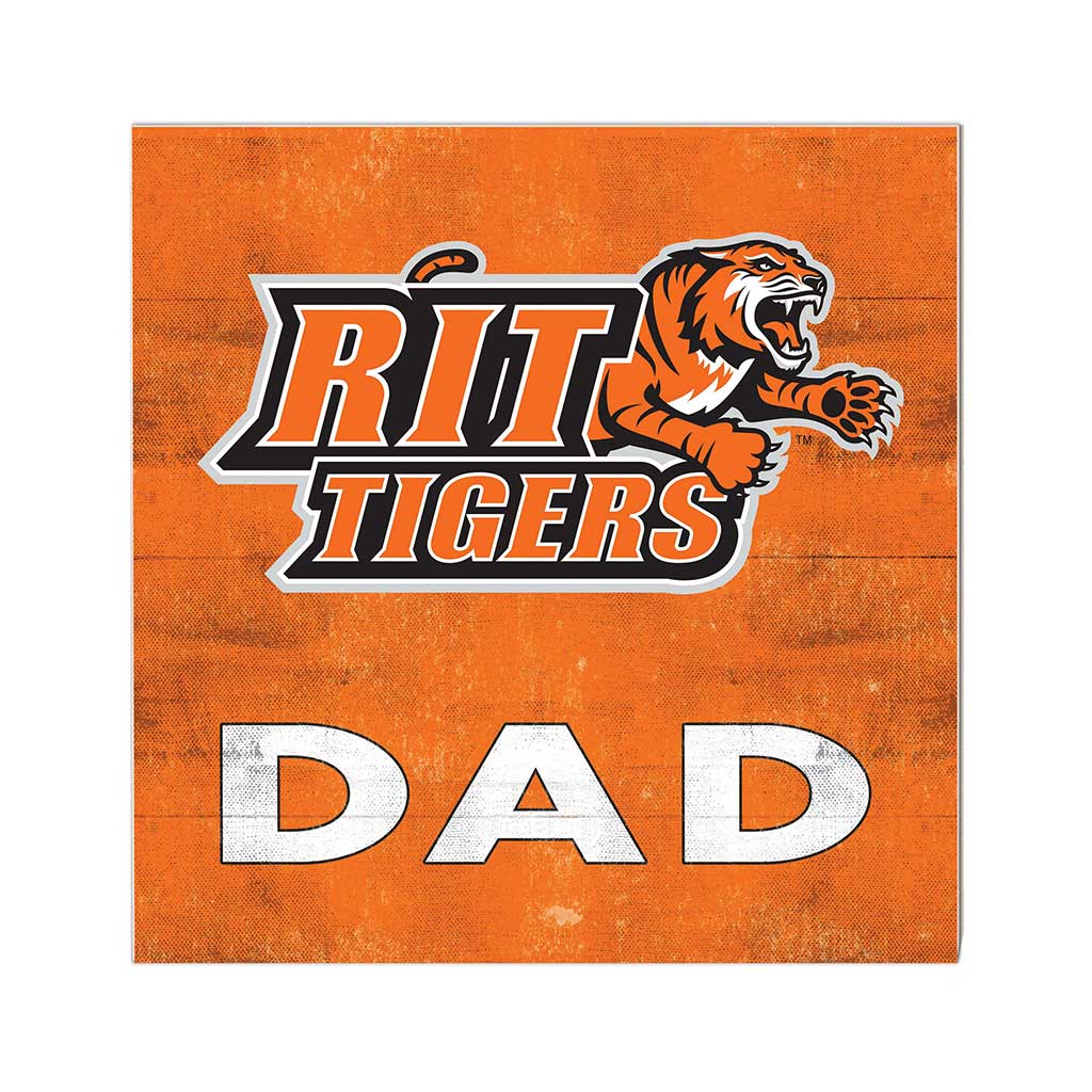 10x10 Team Color Dad Rochester Institute of Technology Tigers