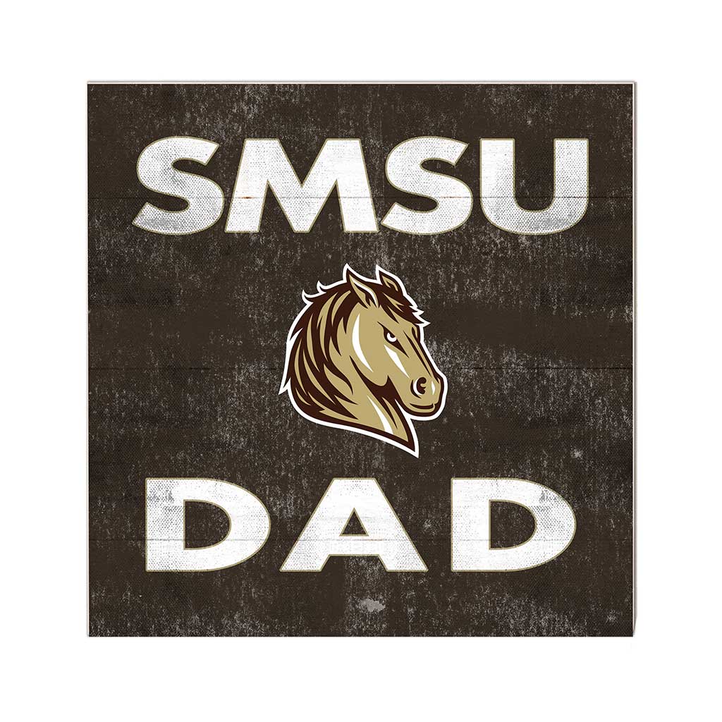 10x10 Team Color Dad Southwest Minnesota State University Mustangs