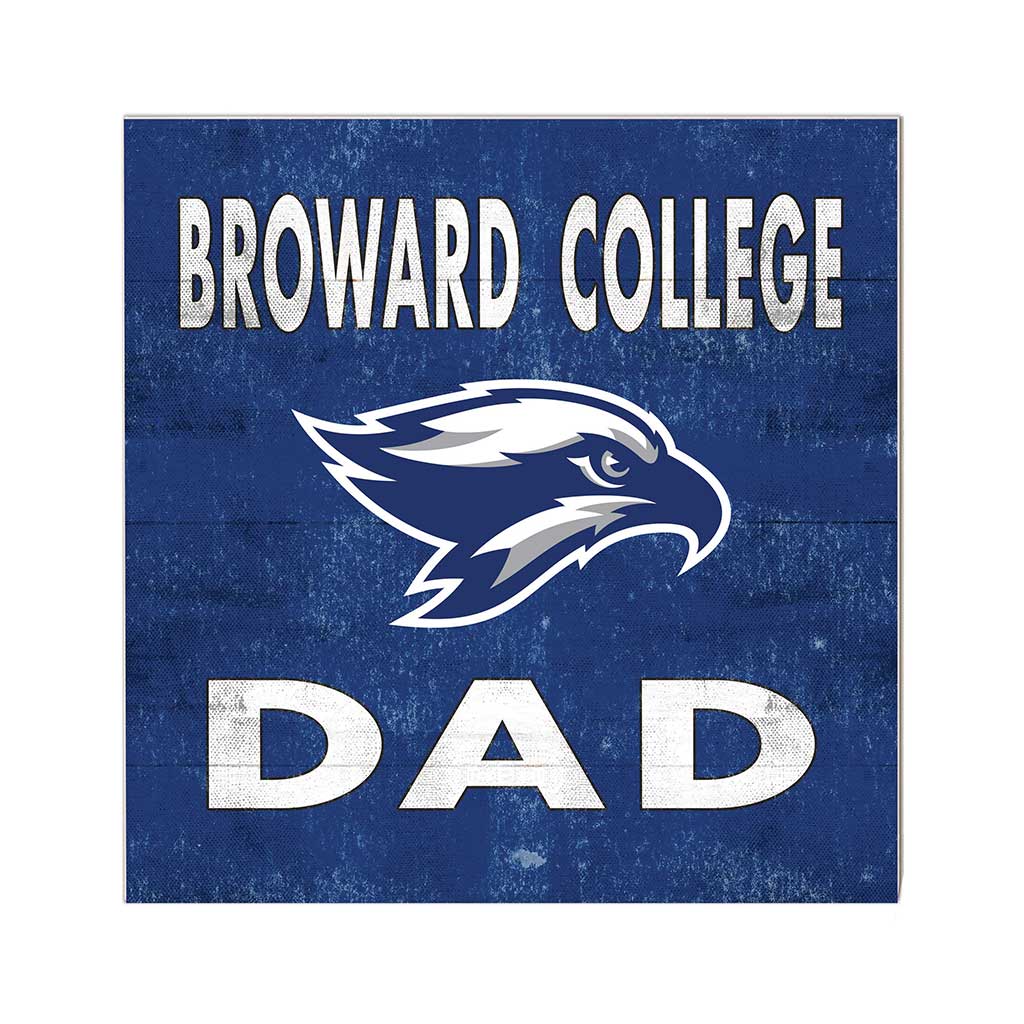 10x10 Team Color Dad Broward College Seahawks