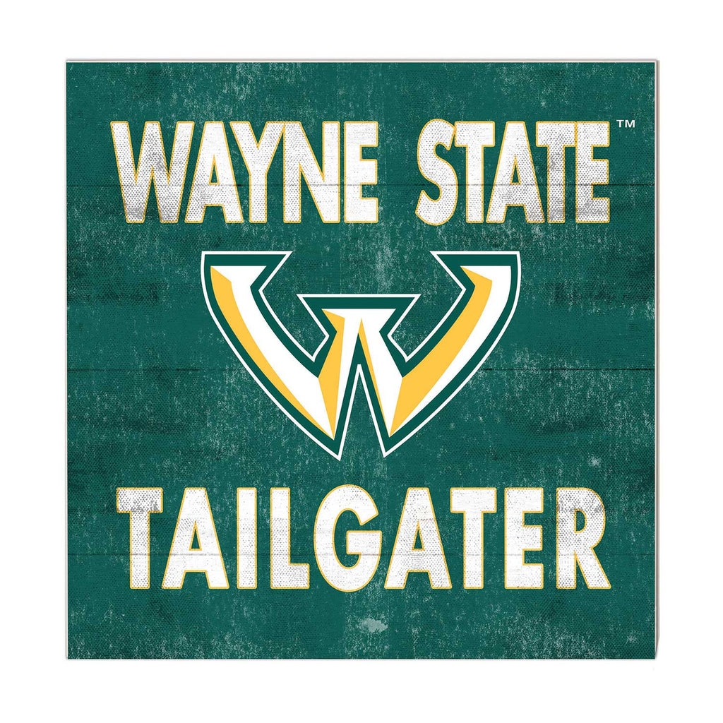 10x10 Team Color Tailgater Wayne State University Warriors