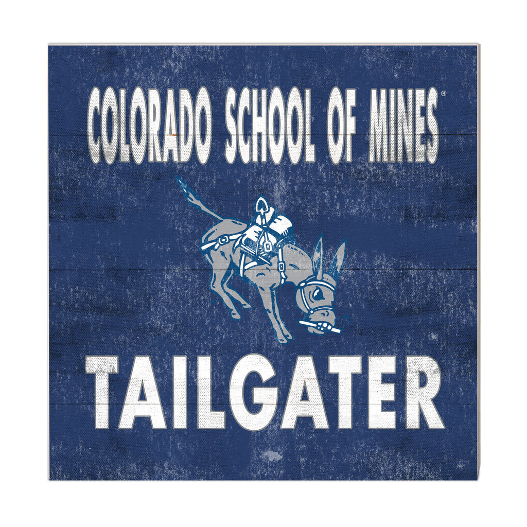 10x10 Team Color Tailgater Colorado School of Mines Orediggers