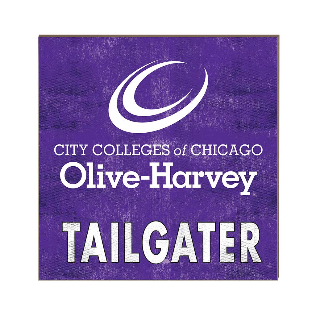 10x10 Team Color Tailgater Olive-Harvey College Panthers