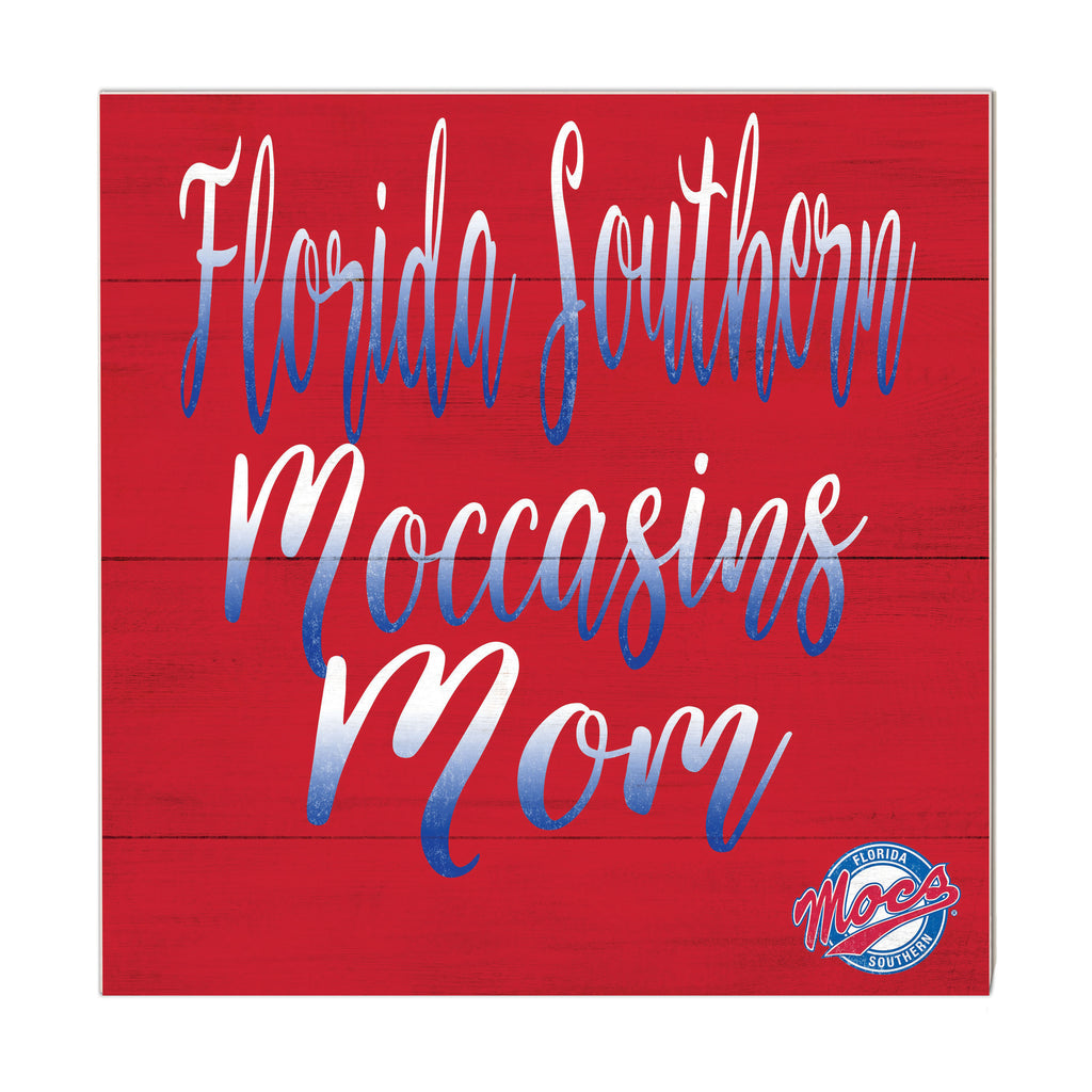 10x10 Team Mom Sign Florida Southern College Moccasins