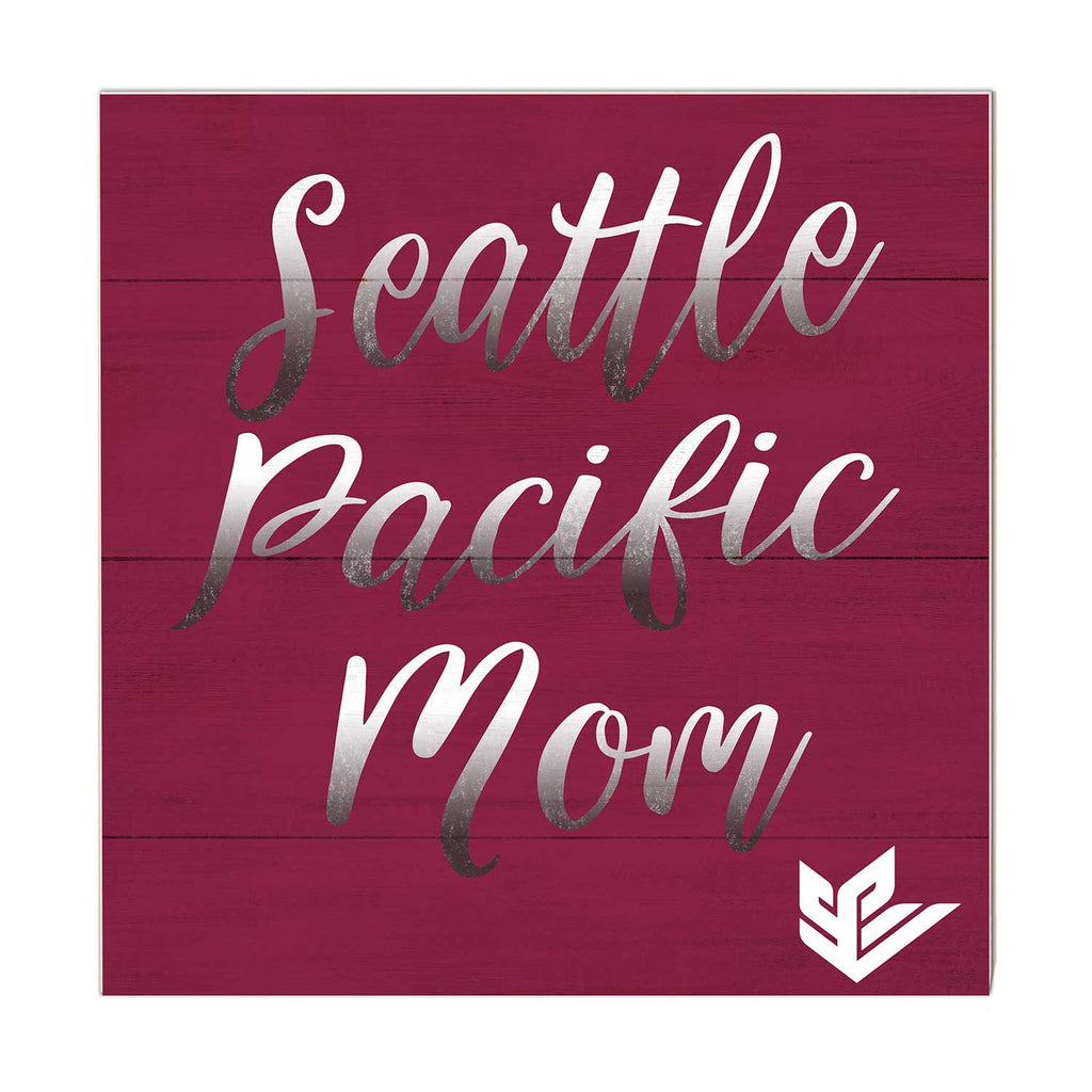 10x10 Team Mom Sign Seattle Pacific University Falcons