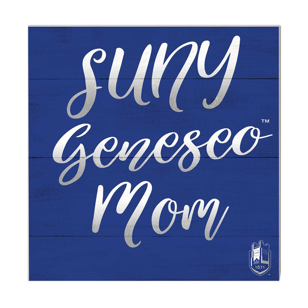 10x10 Team Mom Sign Geneseo State University Knights