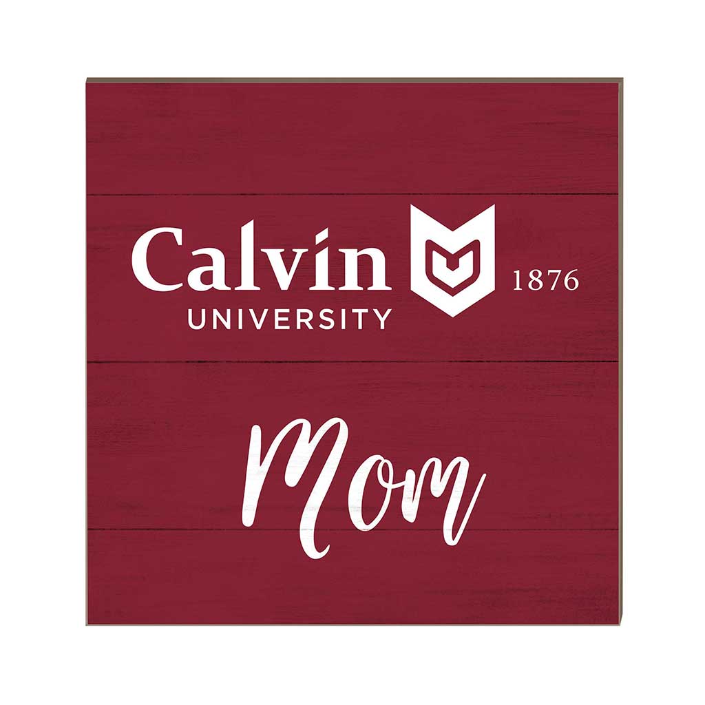 10x10 Team Mom Sign Calvin University Knights