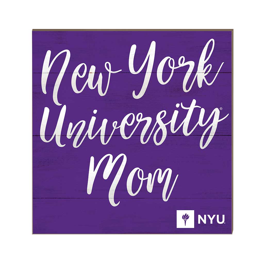 10x10 Team Mom Sign New York University Violets