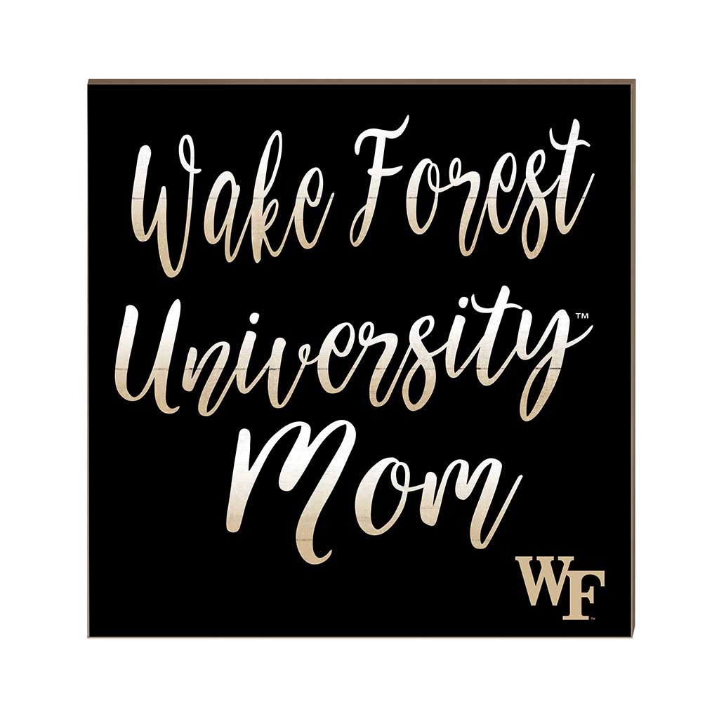 10x10 Team Mom Sign Wake Forest Demon Deacons