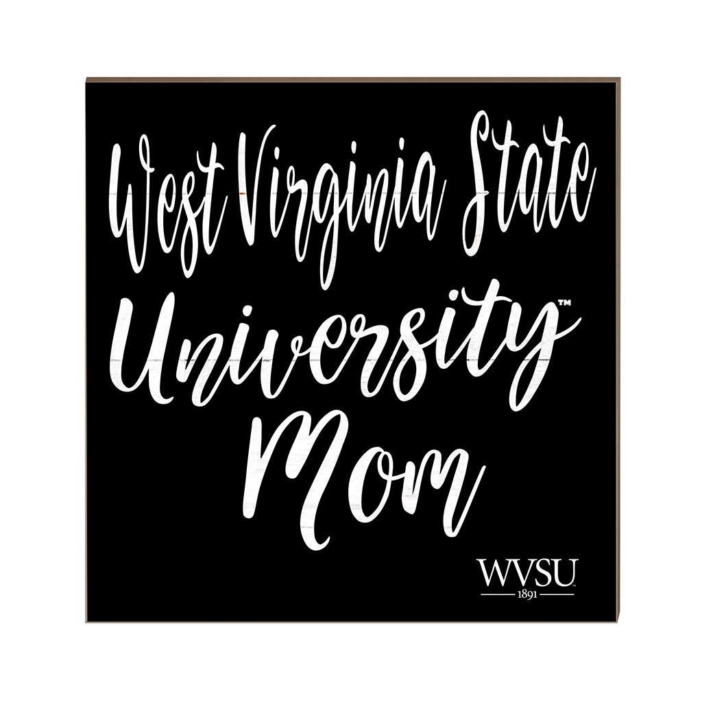 10x10 Team Mom Sign West Virginia State Yellow Jackets