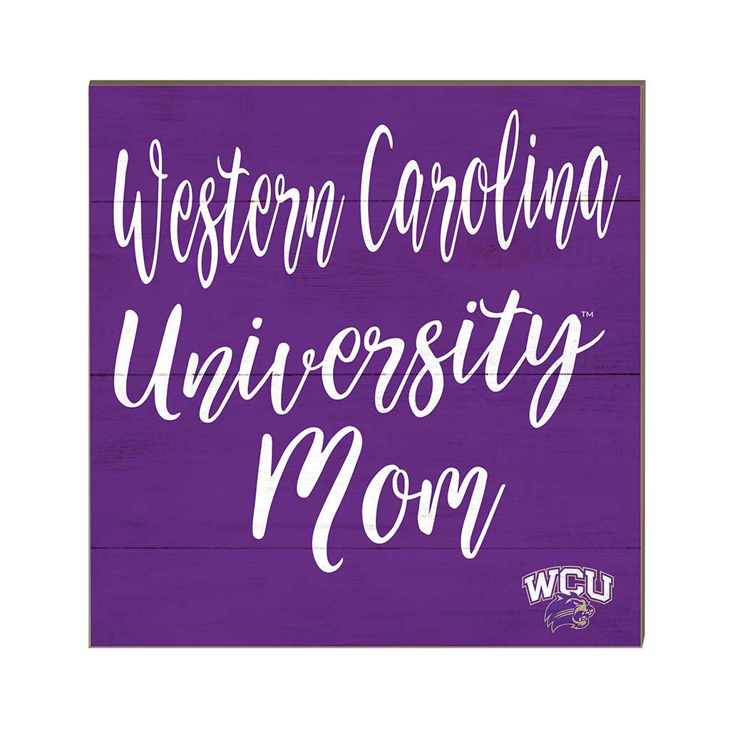 10x10 Team Mom Sign Western Carolina Catamounts