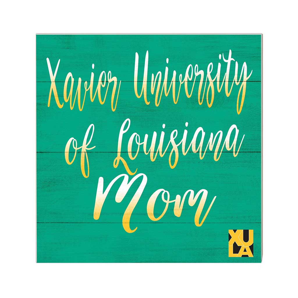 10x10 Team Mom Sign Xavier University of Louisiana Gold Rush