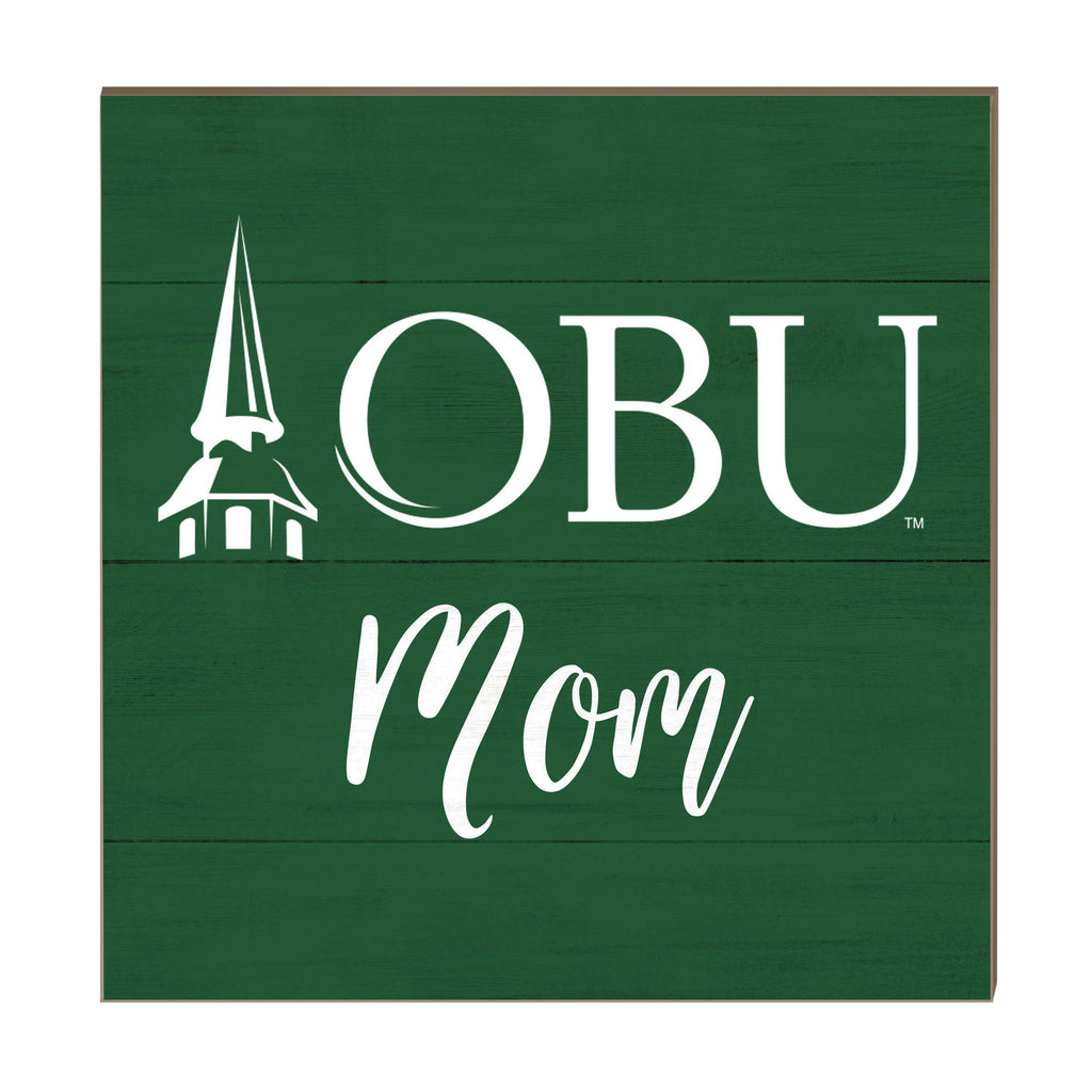 10x10 Team Mom Sign Oklahoma Baptist University Bison