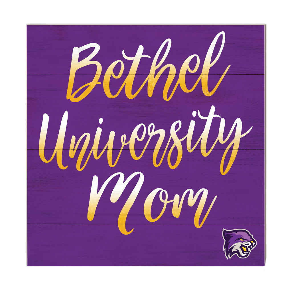 10x10 Team Mom Sign Bethel University Wildcats