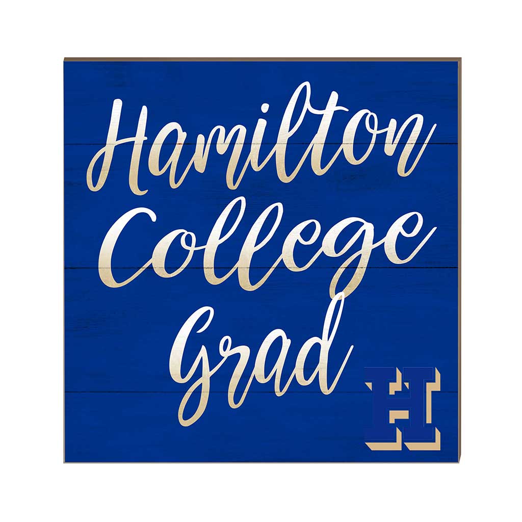 10x10 Team Grad Sign Hamilton College Continentals