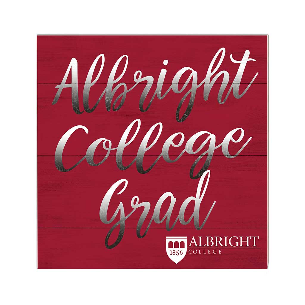 10x10 Team Grad Sign Albright College Lions