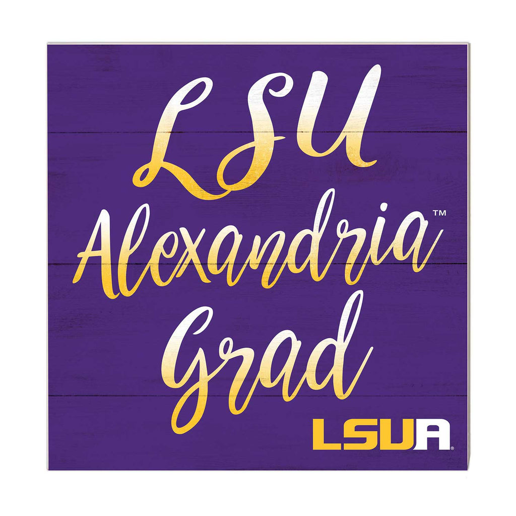 10x10 Team Grad Sign LSU Alexandria Generals
