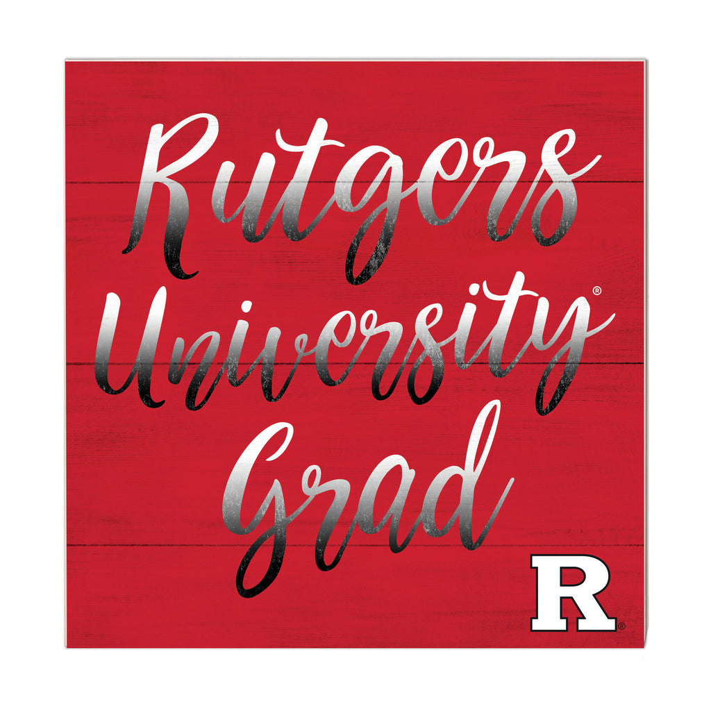 10x10 Team Grad Sign Rutgers - Newark