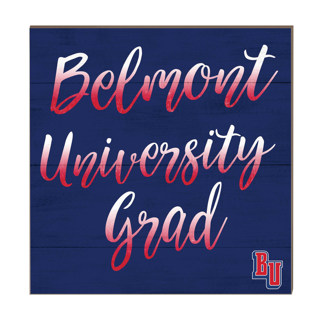 10x10 Team Grad Sign Belmont Bruins