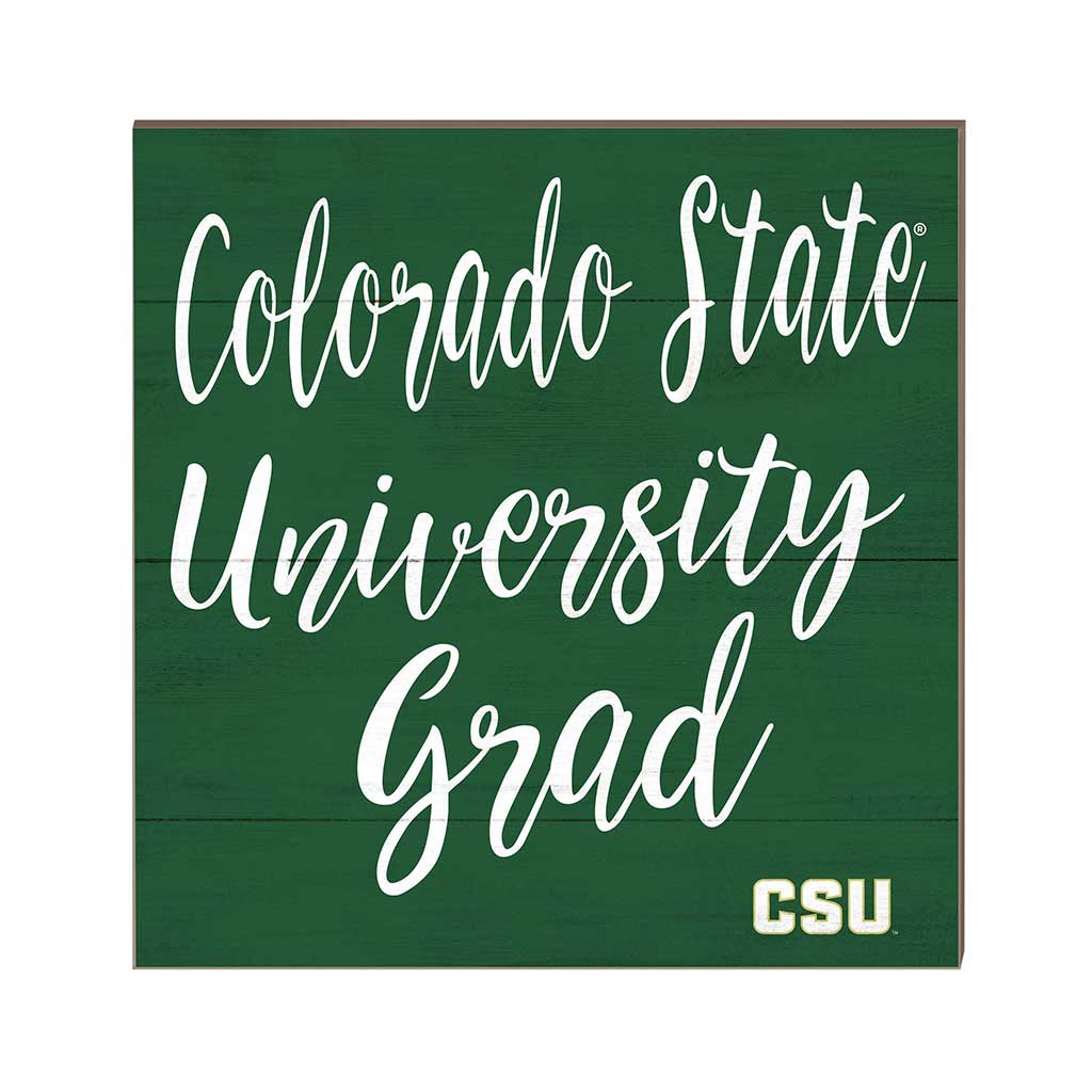 10x10 Team Grad Sign Colorado State-Ft. Collins Rams