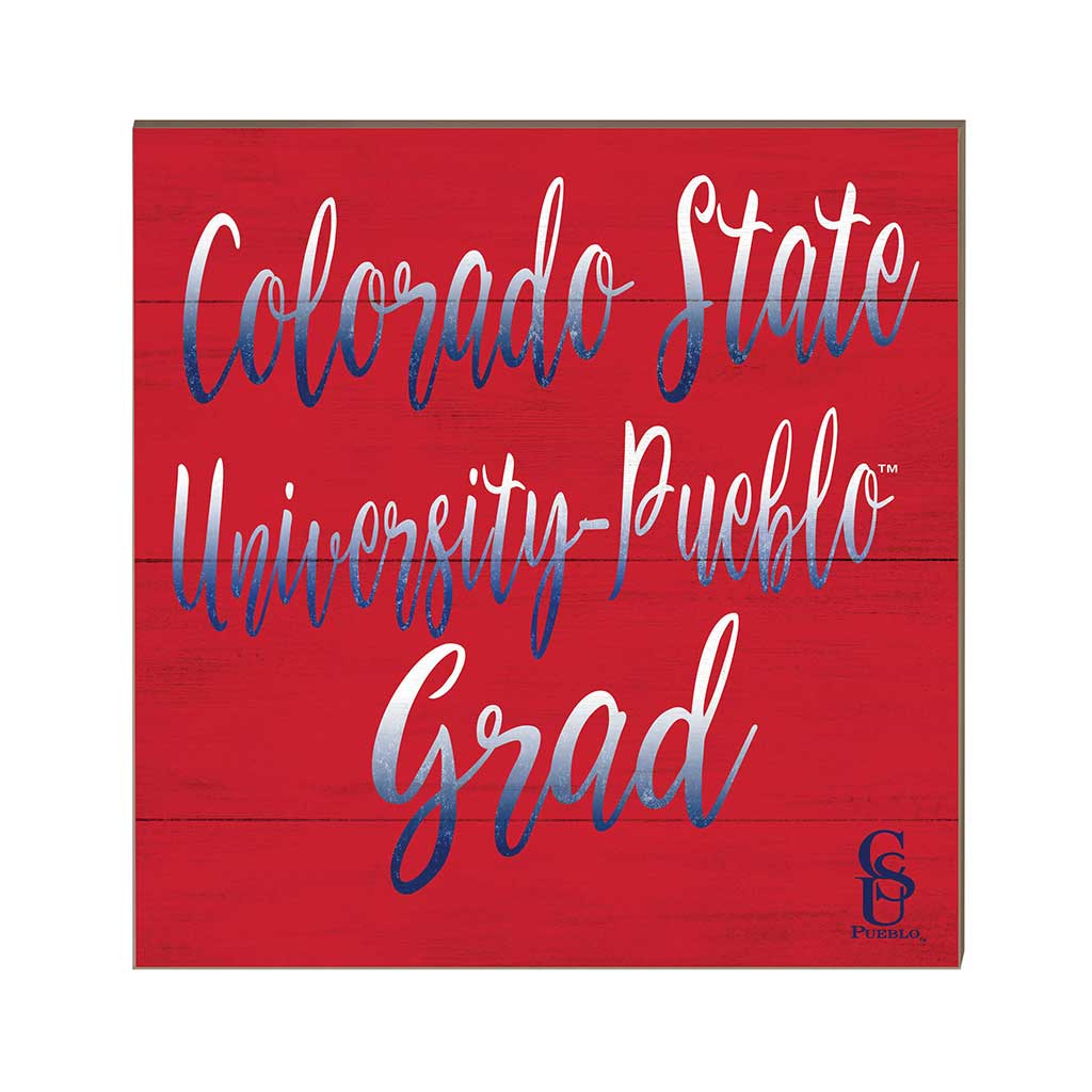 10x10 Team Grad Sign Colorado State-Pueblo Thunder Wolves