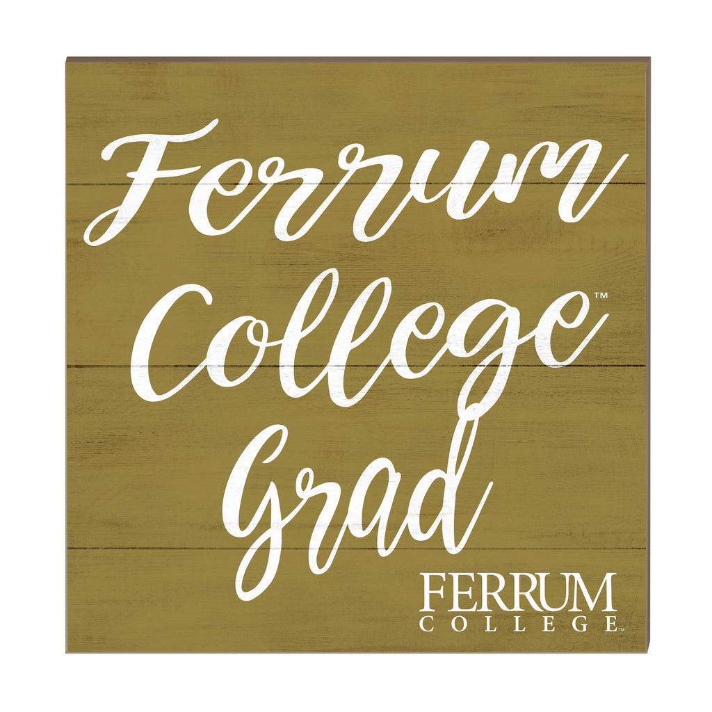 10x10 Team Grad Sign Furrum College Panthers