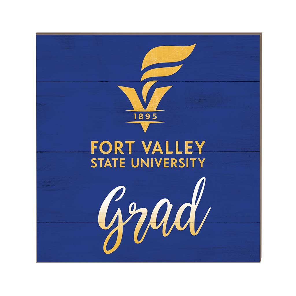 10x10 Team Grad Sign Fort Valley State Wildcats