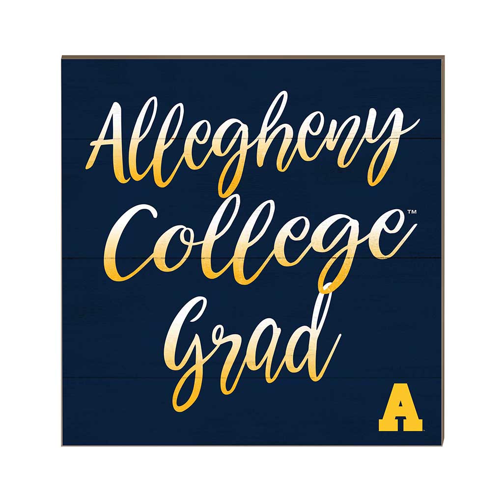 10x10 Team Grad Sign Allegheny College Gators