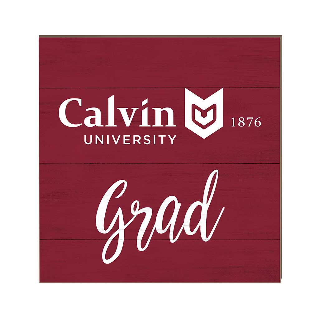 10x10 Team Grad Sign Calvin University Knights