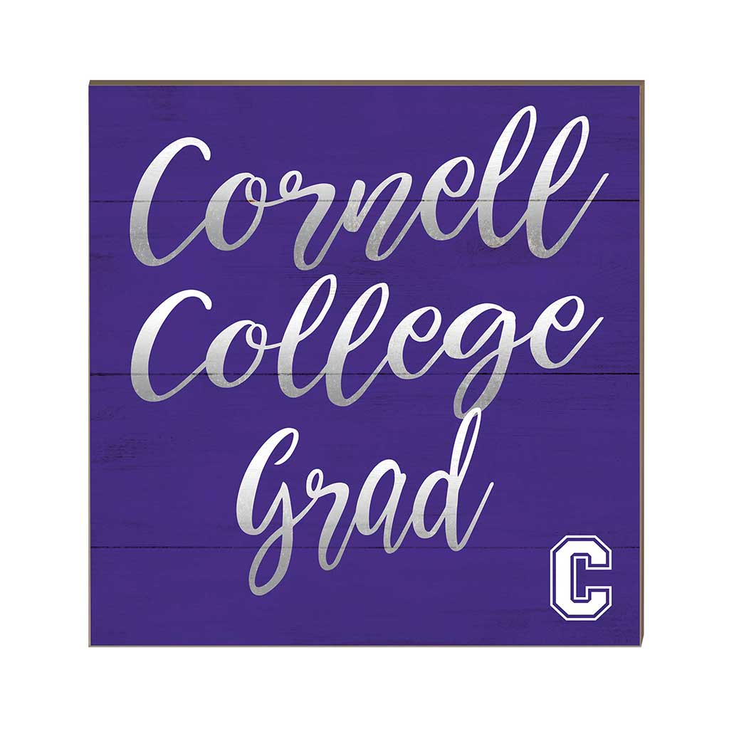 10x10 Team Grad Sign Cornell College Rams