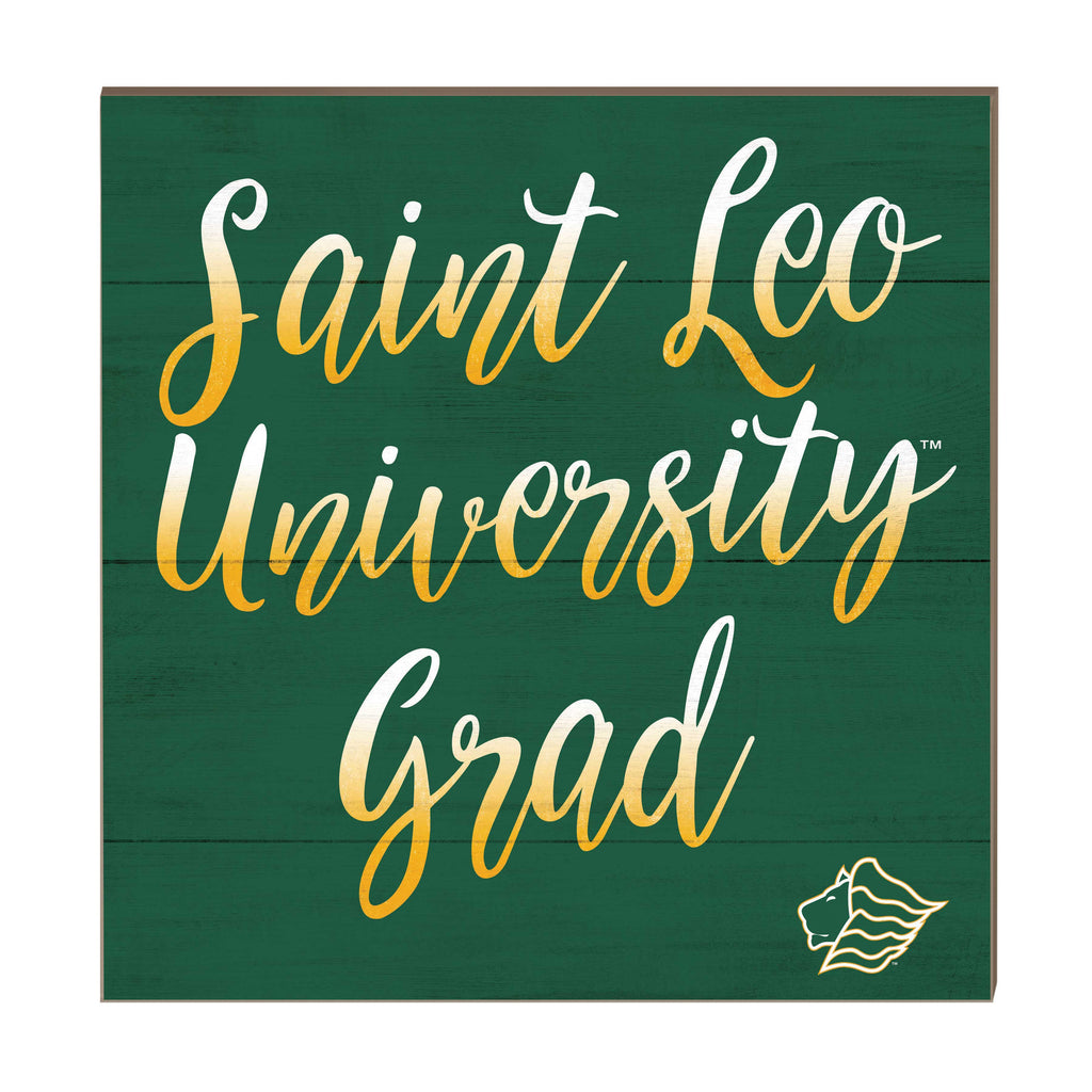 10x10 Team Grad Sign Saint Leo University Lions